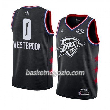 Canotte Uomo Oklahoma City Thunder Russell Westbrook 0 2019 All-Star Jordan Brand Nero Swingman